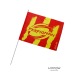 Drapeau de supporter France 64x51cm, drapeau de supporter promotional