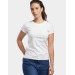 Women's white organic cotton T-Shirt Made in France wholesaler