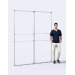 Cadre aluminium autoportant 200x200cm, Stand d\'intérieur promotional