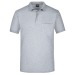Product thumbnail Men's pique polo with chest pocket 4