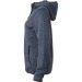 Women's hooded fleece jacket - Weight: 320 gr/m²., fleece promotional