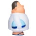 Squeezie Mr. Bert welness., stress relief character and mascot promotional