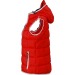 Sleeveless nautical jacket with hood for women., Bodywarmer or sleeveless jacket promotional