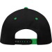Bicolor 6-panel cap., Flat peak cap promotional