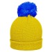 Product thumbnail Knitted hat with two-coloured pompom 2