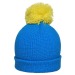 Product thumbnail Knitted hat with two-coloured pompom 4