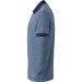 Lama double-tone heathered polo shirt wholesaler