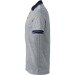 Lama double-tone heathered polo shirt, Jersey mesh polo shirt promotional