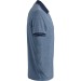 Lama double-tone heathered polo shirt, Jersey mesh polo shirt promotional
