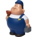 Squeezie Monsieur Bert plombier - MBW, personnage et mascotte anti-stress promotional
