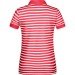Striped polo shirt for women, woman polo promotional
