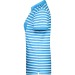 Striped polo shirt for women wholesaler