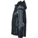Workwear softshell jacket with hood, work jacket promotional