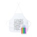 Tablier à colorier, objet à colorier ou peindre promotional