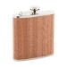 Flasque 17cl finition bois, flasque promotional
