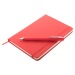 Case with hard notebook and pen, notebook with pen promotional