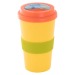 40 cl insulating mug with silicone lid, Insulated travel mug promotional
