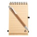 Product thumbnail Bamboo notebook and pen set 1