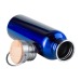 800ml metal flask with bamboo stopper wholesaler