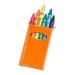 Set of 6 wax crayons, Grease pencil and wax crayon promotional