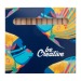 Set de 12 crayons sous étui quadri, Crayon de couleur promotional