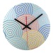 Pendule murale en aluminium, horloge et pendulette promotional