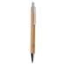 Product thumbnail Bamboo and metal ballpoint pen 1