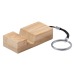 Porte-clés support portable, Porte-clés en bois promotional