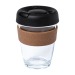 Mug de voyage en verre, Accessoire en liège promotional