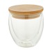 Mug double paroi en verre 420ml, Mug de voyage isolant promotional