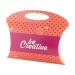 CreaBox Pillow Carry M boite en forme de petit coussin, Boîte de produit en carton promotional
