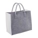 Shopping bag with four-colour gussets, ecological, organic, recycled luggage linked to sustainable development promotional