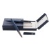 Elegant metal pen set with a ballpoint and rollerball pen featuring shiny bronze details. wholesaler