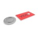 Pin métal magnet rectangle 30x18mm, badge promotional