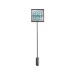 Metal pin Square 15 mm, badge promotional