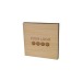 Bamboo Badge Square 40mm wholesaler
