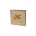 Bamboo Badge Square 40mm wholesaler
