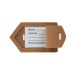 Eco Luggage Tag Cork, porte-étiquette à bagage promotional