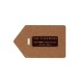 Eco Luggage Tag Cork, porte-étiquette à bagage promotional