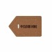 Eco Luggage Tag Cork, porte-étiquette à bagage promotional