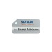 Luggage Tag Aluminium Silver, porte-étiquette à bagage promotional