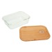 Bento 0.8L glass with bamboo lid wholesaler