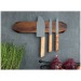Magnetic knife bar acacia, hanging bar for kitchen utensils promotional
