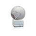 Trophée sphère globe, bloc de verre presse-papier avec gravure 3D promotional