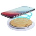 5W bamboo induction charger, Wireless induction charger promotional