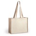 Product thumbnail Shopping bag in jute and canvas 0