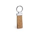 Porte-clés avec boucle en liège, porte-clés à boucle promotional