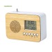 Product thumbnail Multifunction radio with bamboo finish 0