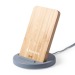 Product thumbnail Cement and bamboo support with 5W wireless charge 1