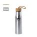 Product thumbnail Metal and bamboo bottle 60cl 0